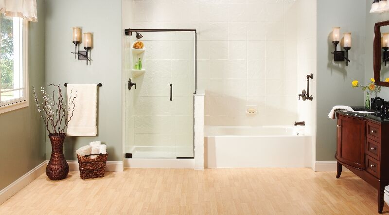 Bathtub and Shower Combination